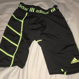 Adidas sliding shorts for girls softball.